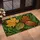 Forest Fern And Golden Oak Leaves For Woodland Inspired Entryways And Nature Lovers Doormat - 2