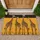 Four Giraffes in Warm Savannah Tones for Wildlife Lovers and Nature-Inspired Entryways Doormat - 1