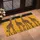 Four Giraffes in Warm Savannah Tones for Wildlife Lovers and Nature-Inspired Entryways Doormat - 2