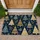 Navy Christmas Tree Scene for Cozy Holiday Home Décor and Seasonal Winter Cheer Doormat - 1