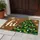 Hand Painted Green Christmas Tree with Star for Cozy Holiday Entryway Seasonal Decor Doormat - 4