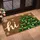Hand Painted Green Christmas Tree with Star for Cozy Holiday Entryway Seasonal Decor Doormat - 2