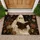 Ghost Reading an Antique Book for Spooky Victorian Halloween and Gothic Seasonal Decor Doormat - 1