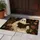 Ghost Reading an Antique Book for Spooky Victorian Halloween and Gothic Seasonal Decor Doormat - 4