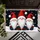 Three Christmas Gnomes In Snowy Night For Festive Winter Entryways And Holiday Homes Doormat - 5