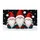 Three Christmas Gnomes In Snowy Night For Festive Winter Entryways And Holiday Homes Doormat - 6