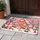 Pink Gingerbread House with Gnomes and Snowmen for Cozy Christmas Winter Cheer Doormat - 4