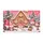 Pink Gingerbread House with Gnomes and Snowmen for Cozy Christmas Winter Cheer Doormat - 6