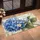 Blue Hydrangea Bouquet for Calm Entryways and Cottage-Inspired Home Styling All Year Doormat - 2