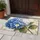 Blue Hydrangea Bouquet for Calm Entryways and Cottage-Inspired Home Styling All Year Doormat - 4