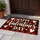 Red Black Checkered Valentine’s Day Hearts for a Warm Romantic Seasonal Entryway Doormat - 4