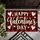 Red Black Checkered Valentine’s Day Hearts for a Warm Romantic Seasonal Entryway Doormat - 5