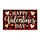 Red Black Checkered Valentine’s Day Hearts for a Warm Romantic Seasonal Entryway Doormat - 6