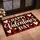 Red Black Checkered Valentine’s Day Hearts for a Warm Romantic Seasonal Entryway Doormat - 2