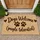 Dogs Welcome Paw Prints for Pet Loving Homes and Dog Owner Entryways Doormat - 1