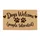 Dogs Welcome Paw Prints for Pet Loving Homes and Dog Owner Entryways Doormat - 6