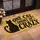Quirky Black Cat Silhouette with Witty Cat Lover Humor for Cozy Home Entryway Style Doormat - 2