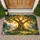 Radiant Tree Of Life With Twisting Roots And Golden Sunbeams For Nature-Inspired Homes Doormat - 1