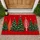 Seven Christmas Trees With Gold Stars for Festive Holiday Home Decorating Doormat - 1