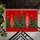 Seven Christmas Trees With Gold Stars for Festive Holiday Home Decorating Doormat - 5