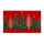 Seven Christmas Trees With Gold Stars for Festive Holiday Home Decorating Doormat - 6