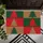 Red Green And Brown Christmas Tree Blocks For Cozy Holiday Home Decorating Doormat - 5