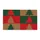 Red Green And Brown Christmas Tree Blocks For Cozy Holiday Home Decorating Doormat - 6