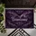 Purple Bat Halloween Scene for Spooky Seasonal Entryway and Haunted Home Decor Displays Doormat - 5