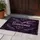 Purple Bat Halloween Scene for Spooky Seasonal Entryway and Haunted Home Decor Displays Doormat - 4