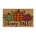 Autumn Pumpkin Trio with Happy Fall Greeting for Cozy Farmhouse Entryway Decor Doormat - 6