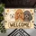 Three Cute Poodle Faces for Cheerful Entryway Decor and Dog Lover Housewarming Gifts Doormat - 5