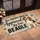 Beagle Approval Quote with Friendly Hound Portrait for Dog Lovers and Entryway Style Doormat - 2