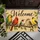 Colorful Perched Birds and Welcome Script for Cheerful Nature-Inspired Entryway Decor Doormat - 5