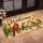 Colorful Perched Birds and Welcome Script for Cheerful Nature-Inspired Entryway Decor Doormat - 2