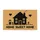 Pixel Art House and Friendly Figure for Cozy Home Entryway Decor Doormat - 6