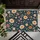 Navy Blue Country Wildflower Blooms For Cozy Cottage Entryway And Garden Home Style Doormat - 5