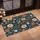 Navy Blue Country Wildflower Blooms For Cozy Cottage Entryway And Garden Home Style Doormat - 2