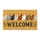 Colorful Farm Chickens Welcome Guests With Cheerful Country Charm for Farmhouse Homes Doormat - 6