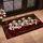 Spotted Dalmatian Puppies Lounging on Red Chaise for Cozy Pet Lover Home Styling Doormat - 2