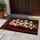Spotted Dalmatian Puppies Lounging on Red Chaise for Cozy Pet Lover Home Styling Doormat - 4