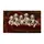 Spotted Dalmatian Puppies Lounging on Red Chaise for Cozy Pet Lover Home Styling Doormat - 6