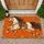 Ivory Leaping Horse With Ornate Tack for a Refined Equestrian-Inspired Home Entryway Doormat - 1