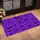 Purple Spiderwebs And Black Bats For A Spooky Halloween Entrance And Seasonal Home Style Doormat - 2