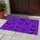 Purple Spiderwebs And Black Bats For A Spooky Halloween Entrance And Seasonal Home Style Doormat - 4