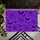 Purple Spiderwebs And Black Bats For A Spooky Halloween Entrance And Seasonal Home Style Doormat - 5