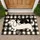 Black Cat Resting on White Dog for Cozy Farmhouse Pet Lovers Doormat - 1