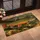 Brook Trout in Rustic River Tones for Anglers and Freshwater Fishing Fans Doormat - 2