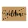 Black Cat Welcome Script with Paw Prints for Cozy Cat Lover Entryway and Home Style Doormat - 6