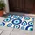 Blue Evil Eye Talismans for a Colorful, Protective Everyday Entryway Doormat - 4