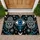 Mystical Blue Eye And Hamsa Hands For Spiritual Home Decor And Meditation Spaces Doormat - 1